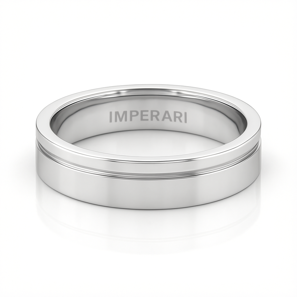 IMPERARI WEDDING BANDS SET – DIAMOND PLATINUM