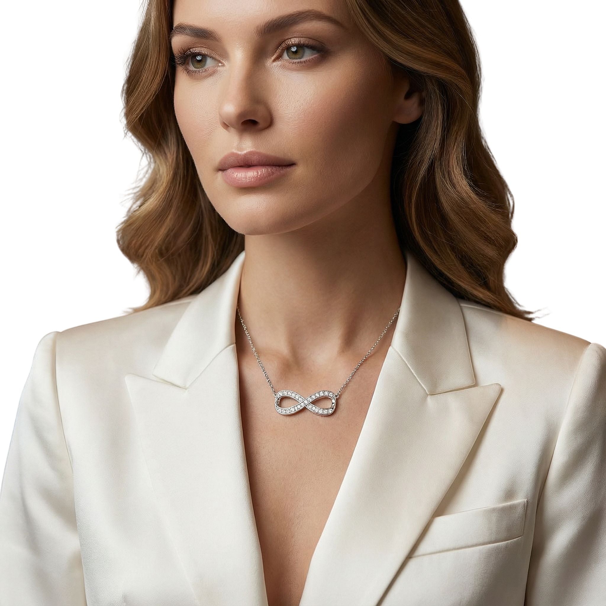 IMPERARI INFINITA - DIAMOND NECKLACE WHITE GOLD
