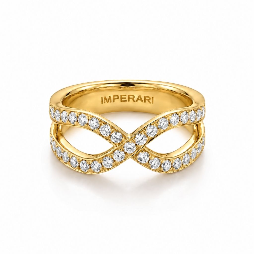IMPERARI INFINITA – DIAMOND RING YELLOW GOLD