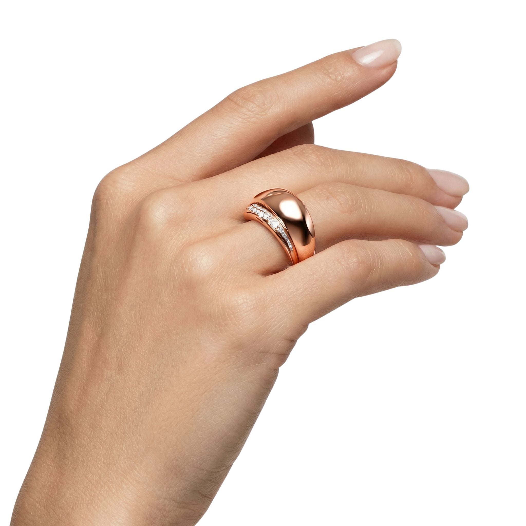 IMPERARI OPUS – SOLID RING ROSE GOLD